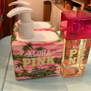 New Victoria's Secret Aloha Pink: Vibrant and Beachy Lotion & Mist Set